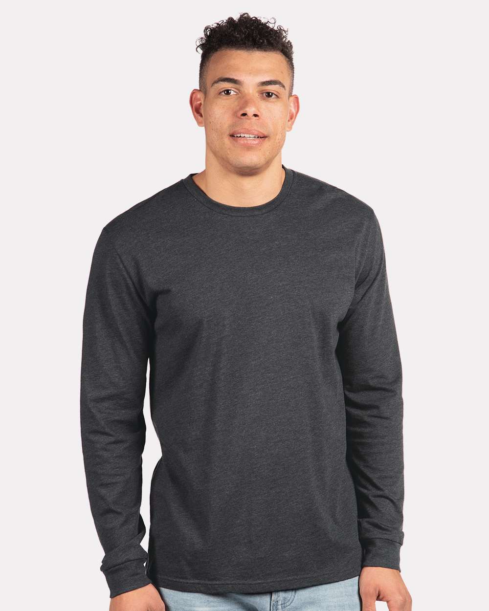 Next Level® Sueded Crewneck Long Sleeve T-Shirt
