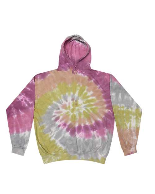 Tie-Dyed Hooded Sweatshirt