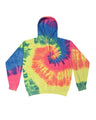 Tie-Dyed Hooded Sweatshirt