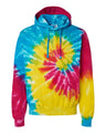 Colortone Unisex Tie-Dyed Hooded Sweatshirt