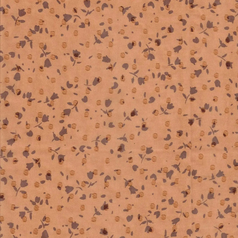 1 Yard Swiss Dot Chiffon Fabric 100% Polyester Ditsy Small Floral Print 57/58" Wide