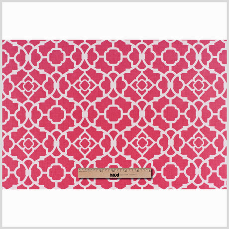 Blossom Lattice Printed Cotton Twill