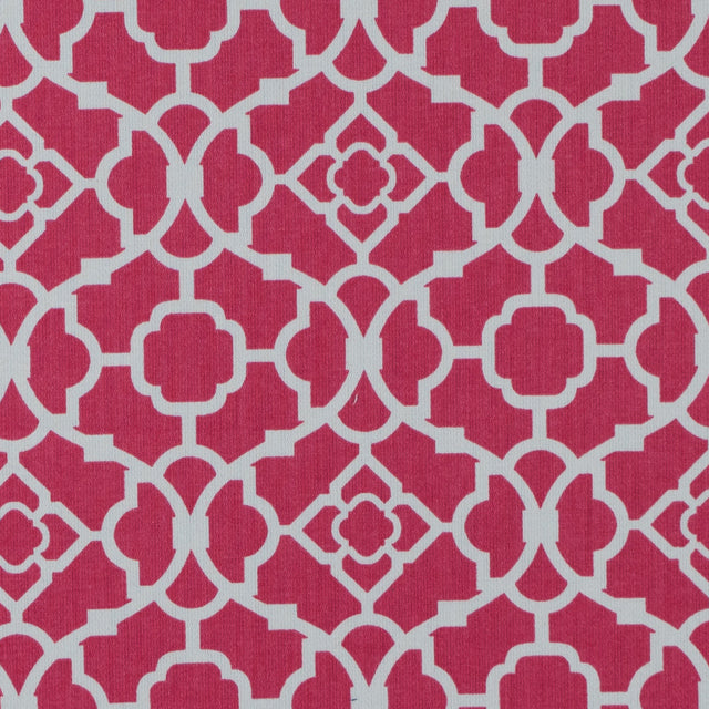 Blossom Lattice Printed Cotton Twill