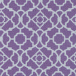 Violet Lattice Printed Cotton Twill