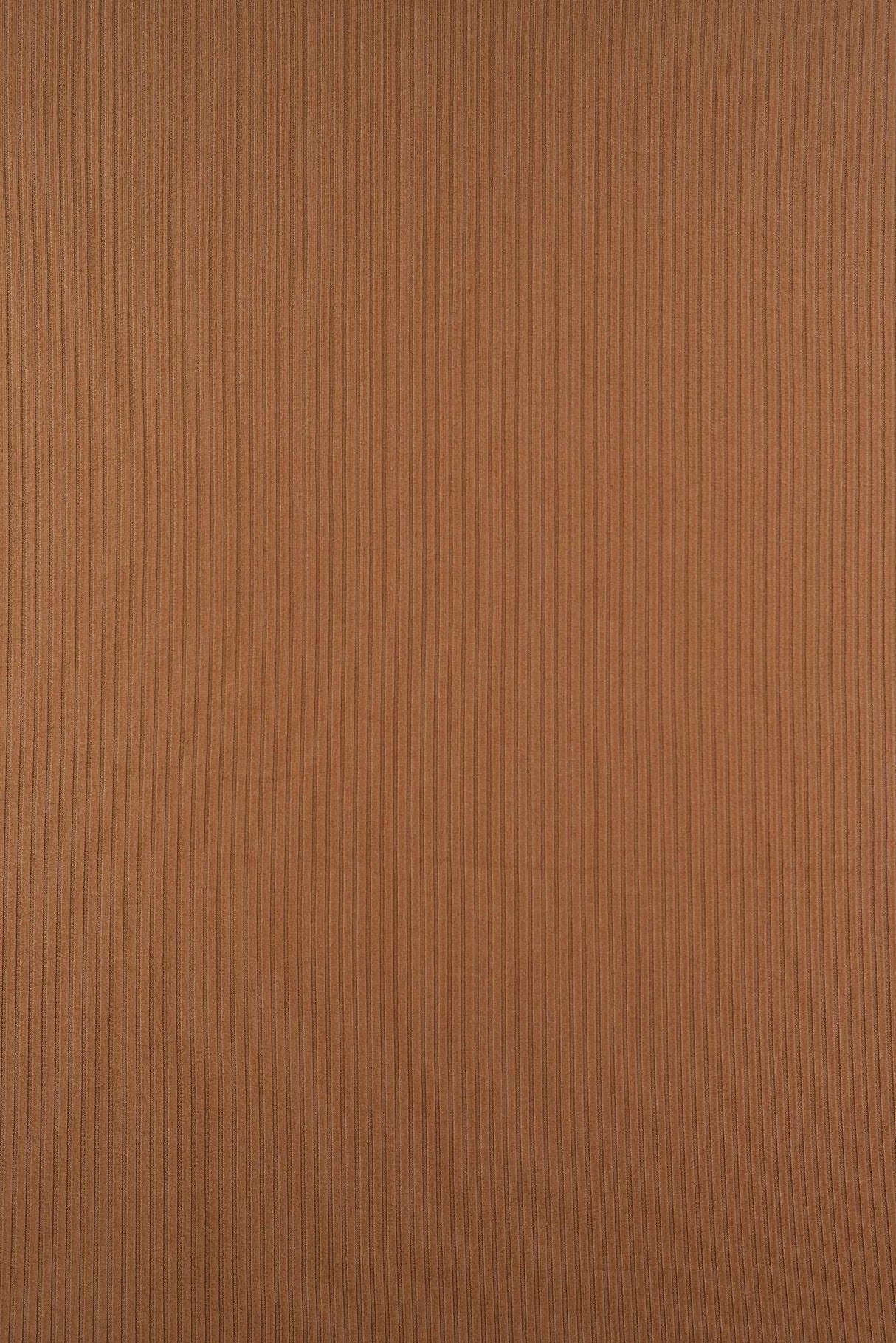 Rib Solid Stretch Knit Fabric