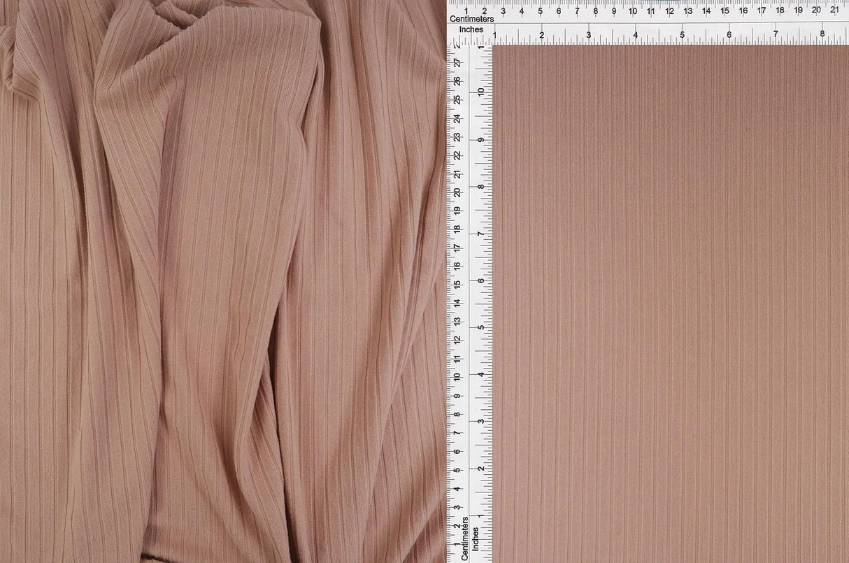 1 Yard Yummy Rib 8x3 Solid Stretch Knit Fabric 58 Inch Wide