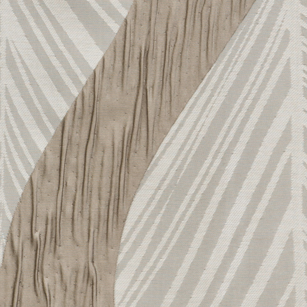 Linen Bold Leaves Polyester