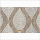 Linen Bold Leaves Polyester