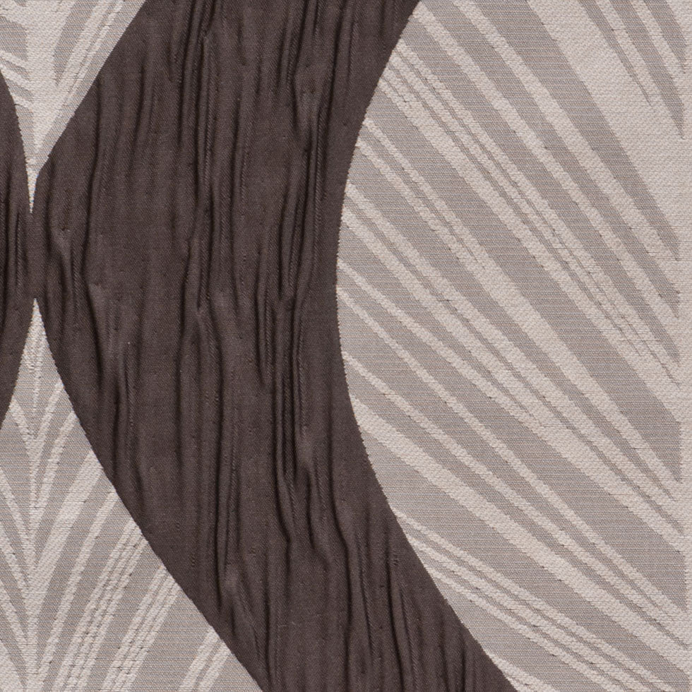 Bark Bold Leaves Polyester