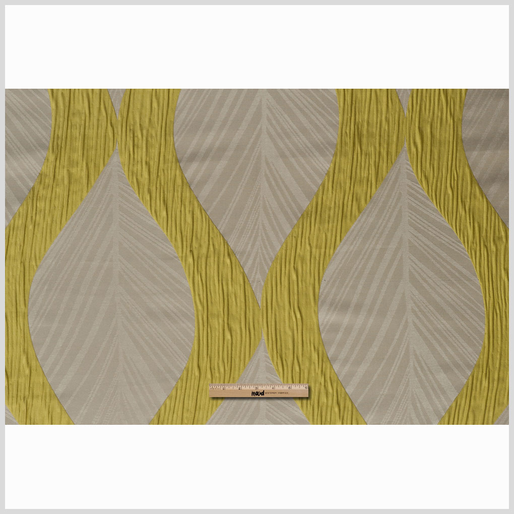 Wasabi Bold Leaves Polyester