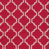 Paprika Geometric Trellis Polyester