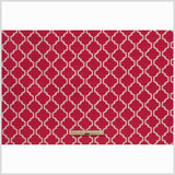 Paprika Geometric Trellis Polyester