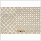 Nought Geometric Trellis Polyester