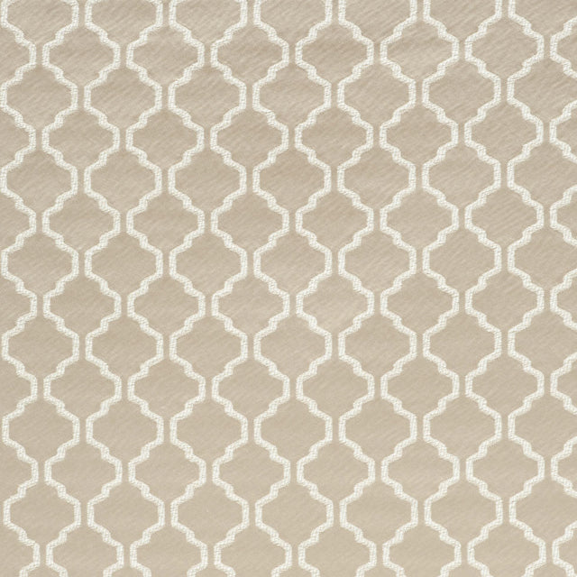 Nought Geometric Trellis Polyester