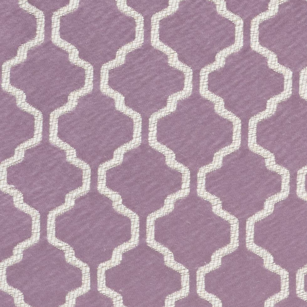 Heather Geometric Trellis Polyester