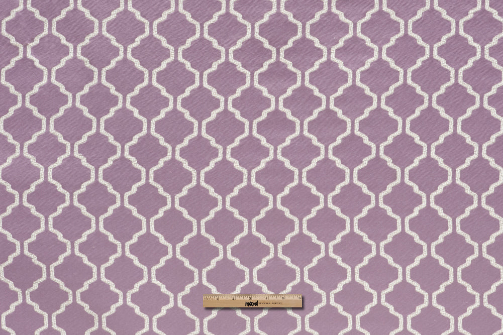 Heather Geometric Trellis Polyester