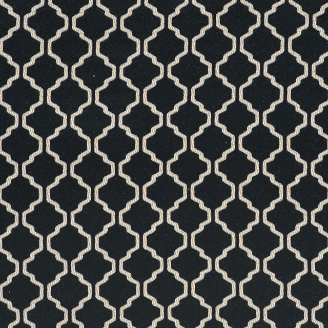 Porcini Geometric Trellis Polyester
