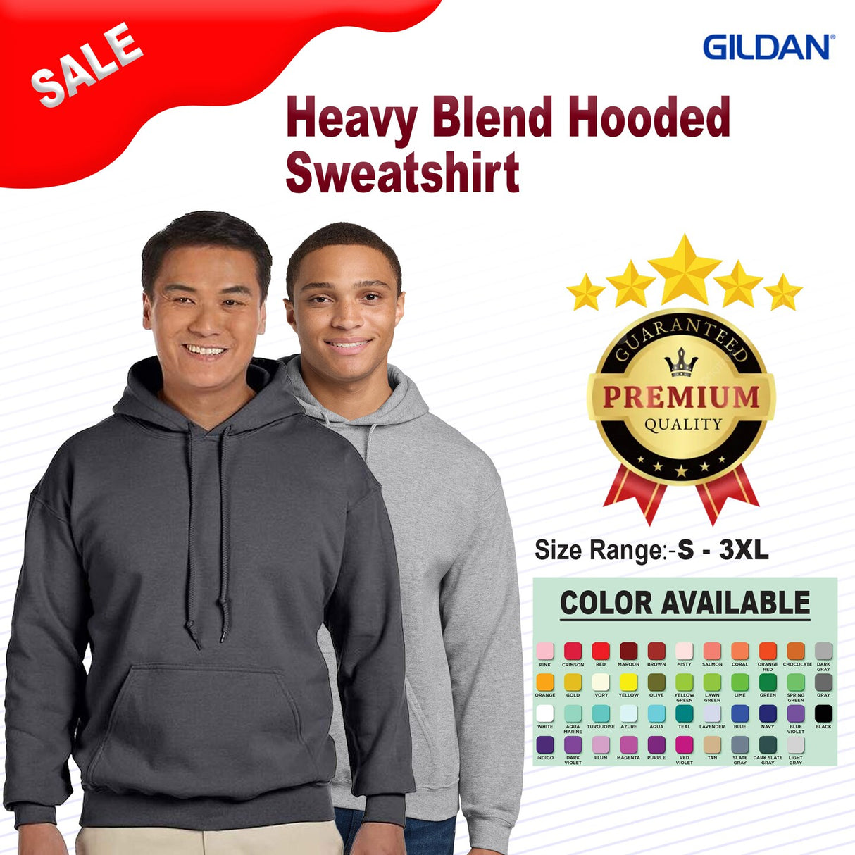 Gildan® Heavy Blend Hooded Sweatshirt