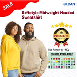 Gildan® Softstyle Midweight Hooded Long Sleeve Sweatshirt