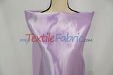 Bridal Satin Polyester Fabric - Shiny Solid, 58/60" Width, Multiple Colors (Yards, Bolts, Sample Swatches)