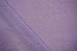 Polyester Cotton Eyelet Embroidery Fabric - No Scallop Ends, Multiple Colors, 60" Wide (1 Yard)