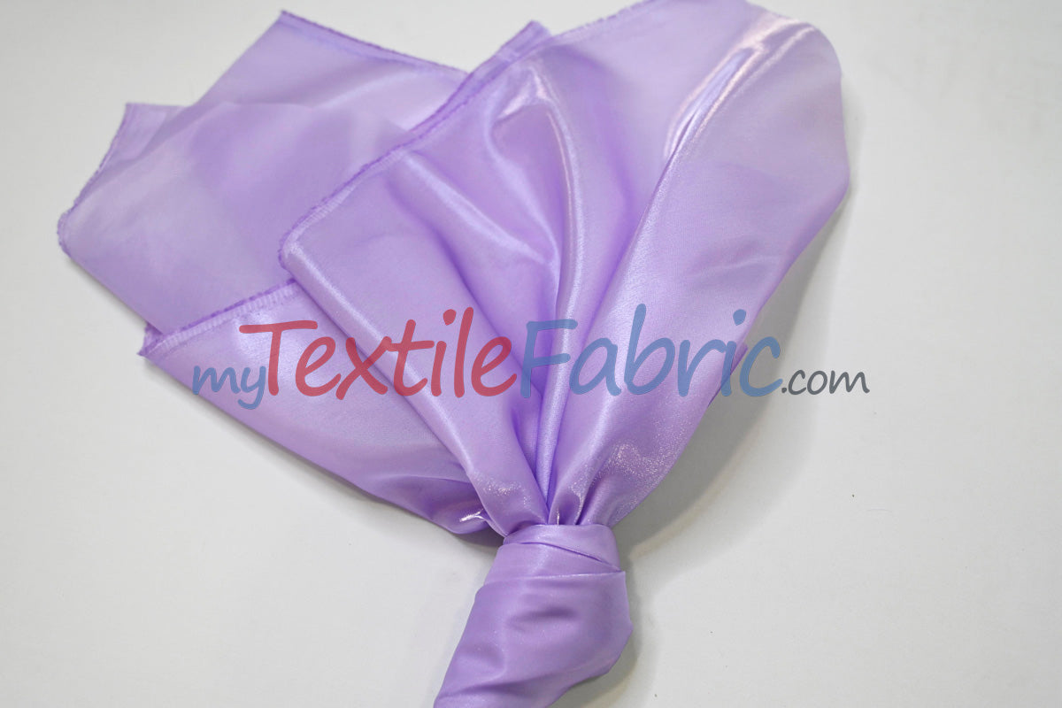 Crystal Satin Polyester Fabric - Shimmering Satin Finish, 45" Width, Multiple Colors (1 Yard)