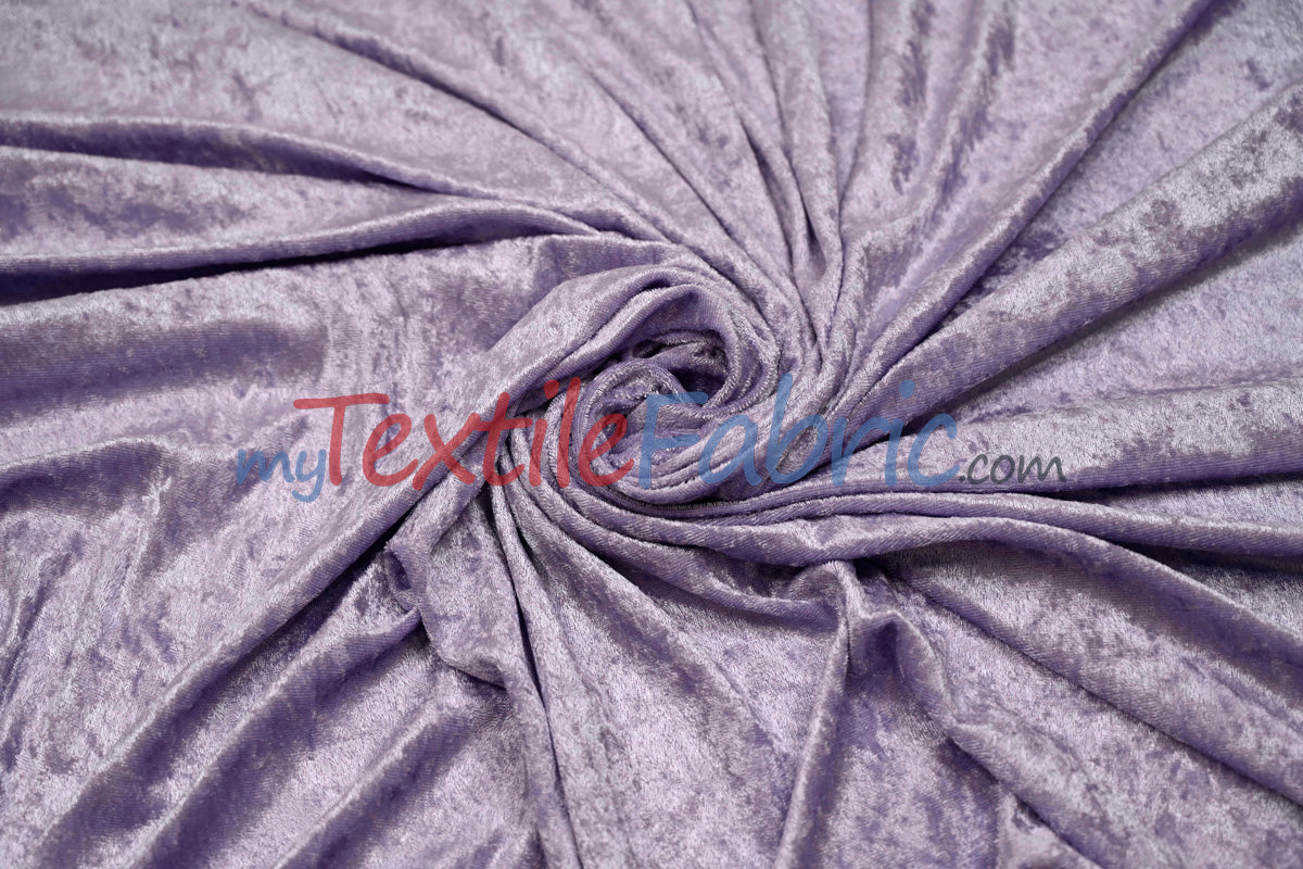 Panne Velvet Polyester Fabric - Crush Panne Velour, Solid, 58/60" Width (1 Yard)
