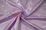 Satin Jacquard Satin Polyester Fabric - Satin Flower Brocade, 58/60" Width, Sample Swatch 3"x3" (1 Sample Swatch)