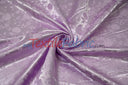 Satin Flower Brocade Polyester Fabric - Tone On Tone Embossed Floral, 58/60" Width (1 Yard)