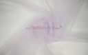 Super Organza Polyester Fabric - Semi-Sheen Sheer, 60" Width, White, Ivory, Baby Blue, Lavender, Black (By The Yard)
