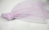 Super Organza Polyester Fabric - Semi-Sheen Sheer, 60" Width, White, Ivory, Baby Blue, Lavender, Black (By The Yard)