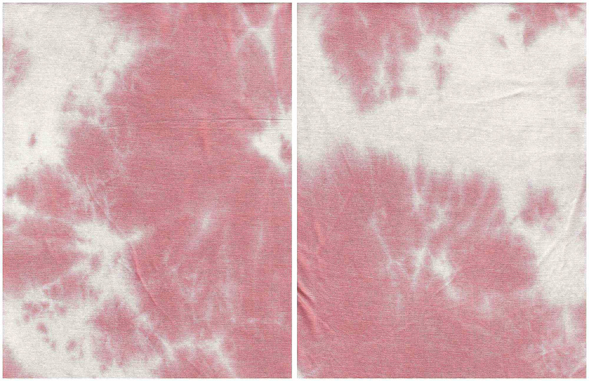 Tie-Dye Rayon Stretch Knit Fabric