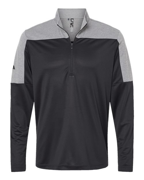 Adidas Men's Ultimate365 Lightweight Colorblocked Quarter-Zip Pullover