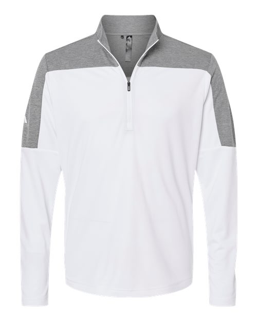 Adidas Men's Ultimate365 Lightweight Colorblocked Quarter-Zip Pullover