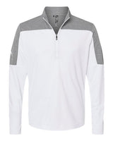 Adidas Men's Ultimate365 Lightweight Colorblocked Quarter-Zip Pullover