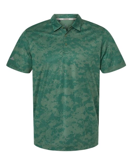 Adidas Men's All Over Camo Print Polo