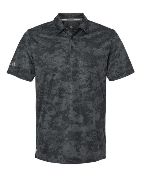 Adidas Men's All Over Camo Print Polo