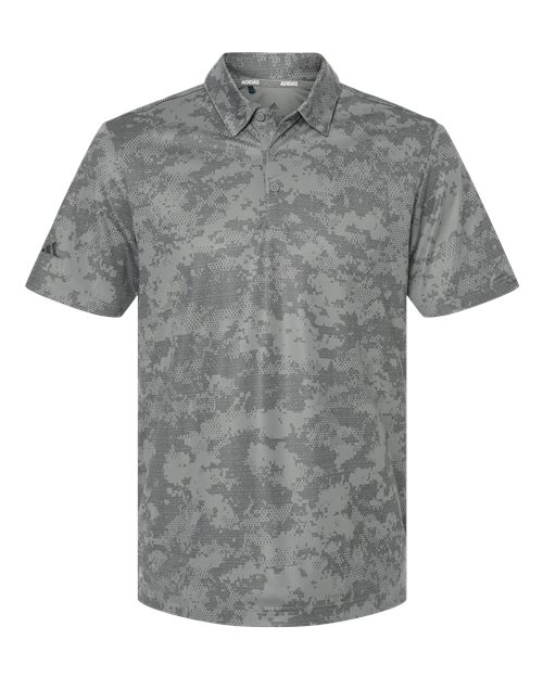 Adidas Men's All Over Camo Print Polo