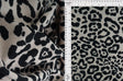Animal Print Stretch Knit Fabric Stone
