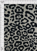 1 yarda de tela de punto French Terry con estampado animal de jaguar, guepardo y leopardo 58/60" de ancho