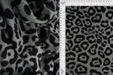 Tela de punto French Terry con estampado animal de jaguar, guepardo y leopardo 1 yarda suave elástica 58/60" de ancho