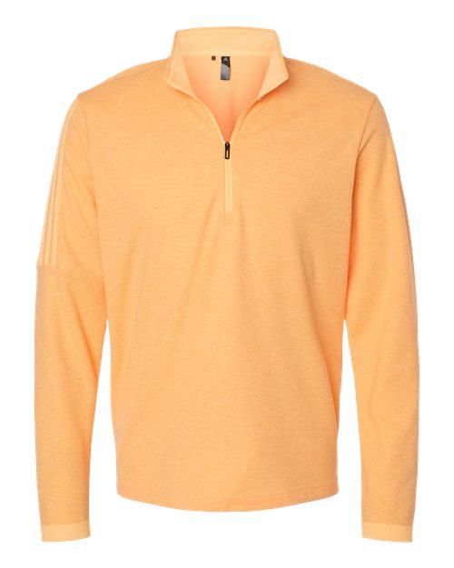 Adidas Men's 3-Stripes Quarter-Zip Sweater Pullover