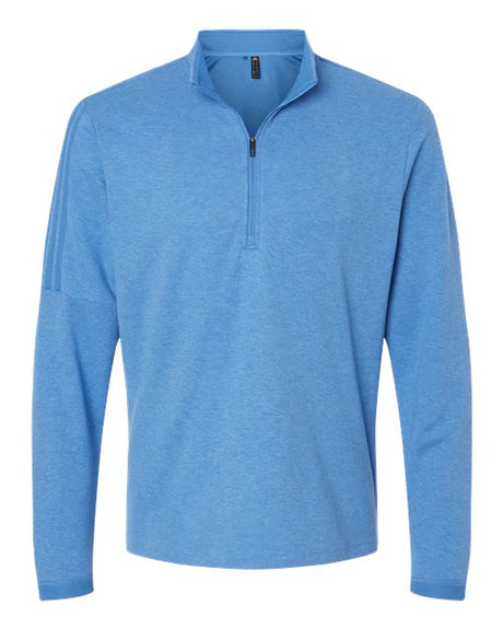 Adidas Men's 3-Stripes Quarter-Zip Sweater Pullover
