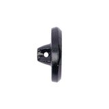 Black Glass Button - 36L/23mm