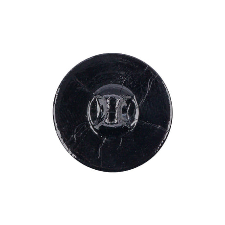 Black Glass Button - 36L/23mm