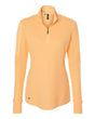 adidas Women's 3-Stripes Quarter-Zip Sweater Pullover