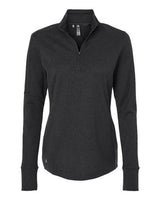 adidas Women's 3-Stripes Quarter-Zip Sweater Pullover