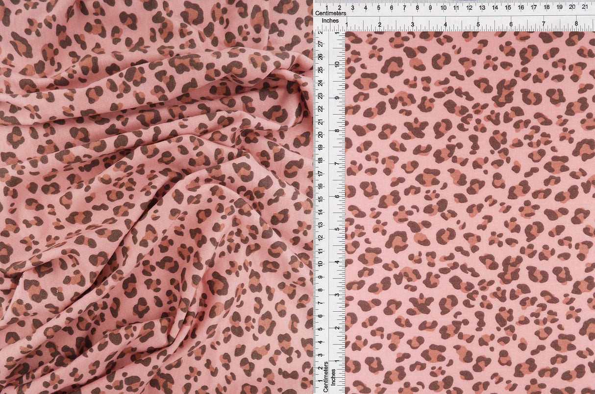 Animal Print Stretch Knit Fabric