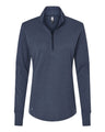 adidas Women's 3-Stripes Quarter-Zip Sweater Pullover