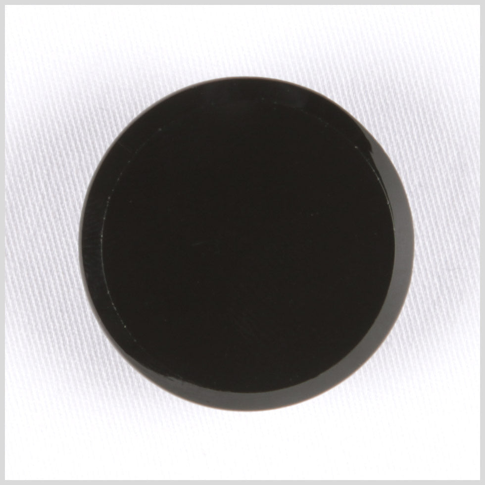 Black Glass Button - 42L/27mm